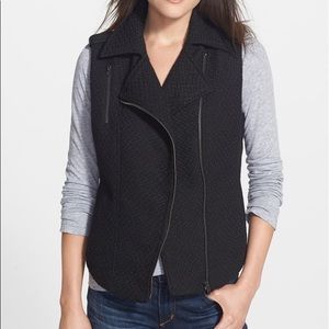 Jessica Simpson Tweed Moto vest